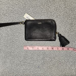 Fossil Black Wristlet Clutch